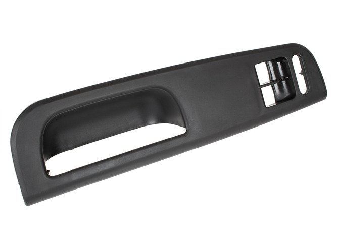 Skoda Superb 02-08 Door handle / grip BLACK front Left (Two windows)