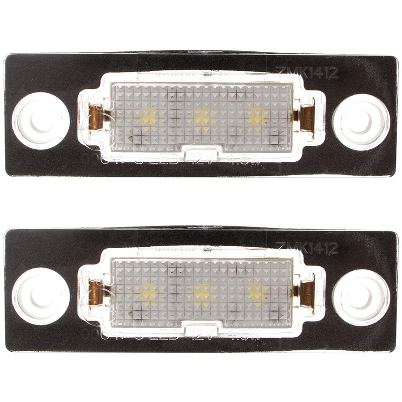 VW Caddy Golf V Plus Jetta Passat B5 T5 Touran Superb Licence plate light / lamp LED 2 pcs set