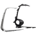 Toyota COROLLA 2019- CHROM + CZARNA ramka halogenu prawa