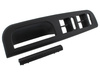 Skoda Superb 02-08 Door handle / grip BLACK front Left + Plug / cover