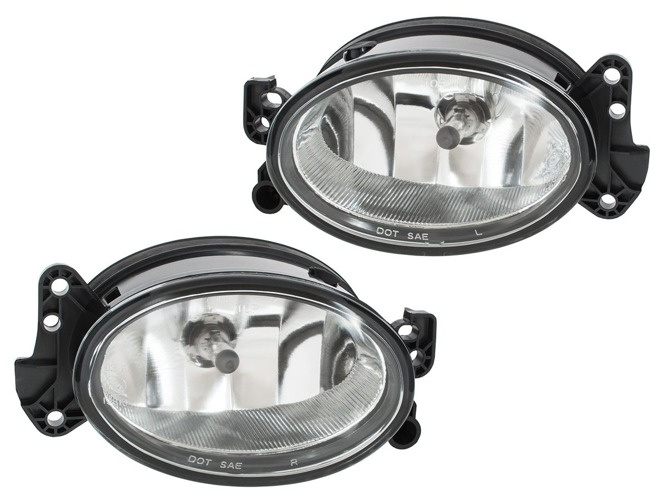 Mercedes W204 C-class 07-11 Fog lamp Left + Right 2 pcs set