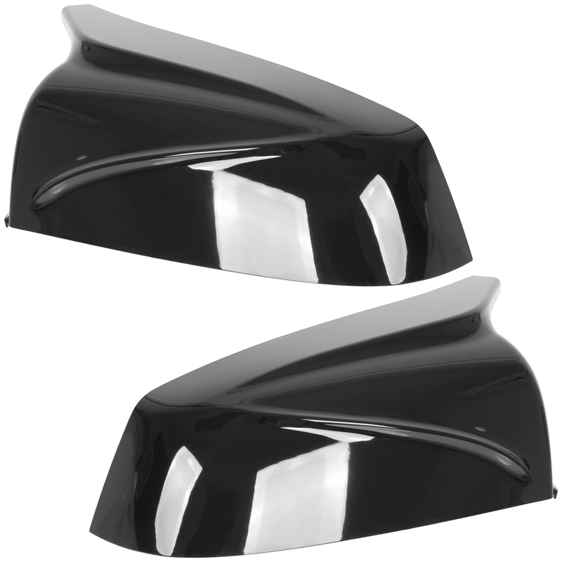 BMW 5 E60 E61 08-13 nakładka lusterka BLACK GLOSSY lewa + prawa 2 szt. KPL