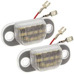 Audi 80 B3 B4 90 B3 100 C3 C4 200 C3 A6 C4 V8 lampki podświetlenia tablicy rejestracyjnej LED 2 szt. kpl.