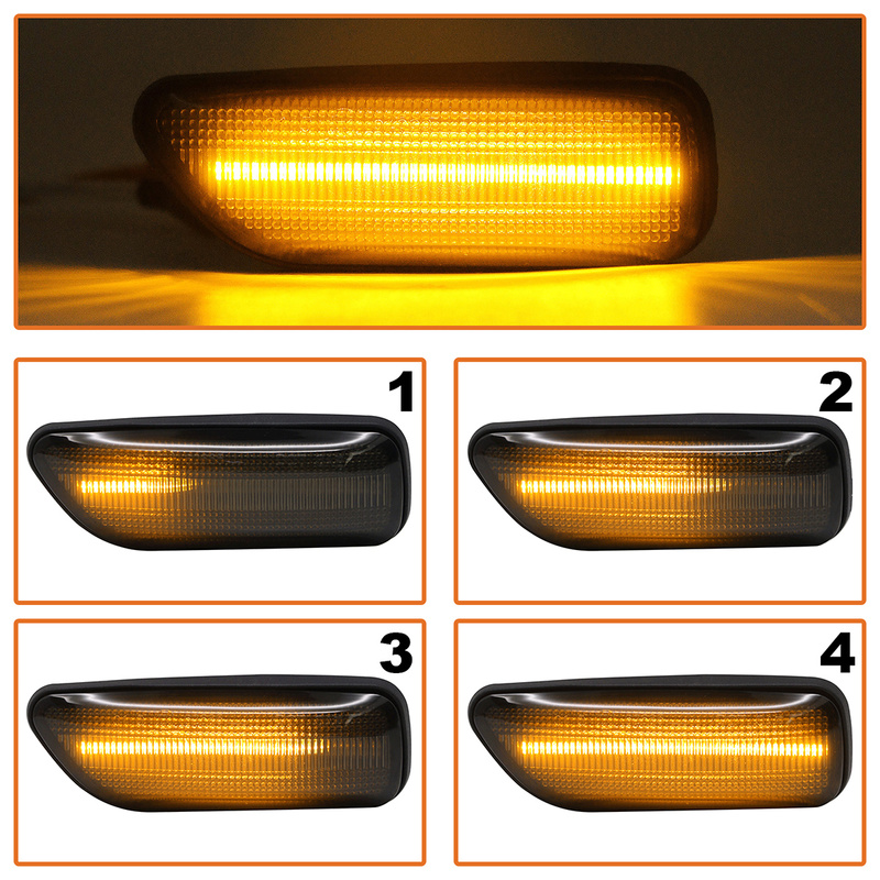 Volvo S60 I S80 I V70 II XC70 I XC90 I kierunkowskaz boczny LED DYMIONY DYNAMICZNY 2 szt. KPL